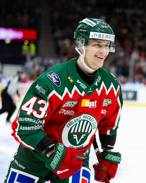Frölundas Tom Nilsson jublar