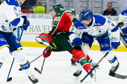 Frölundas Malte Strömwall och Leksands Matt Caito
