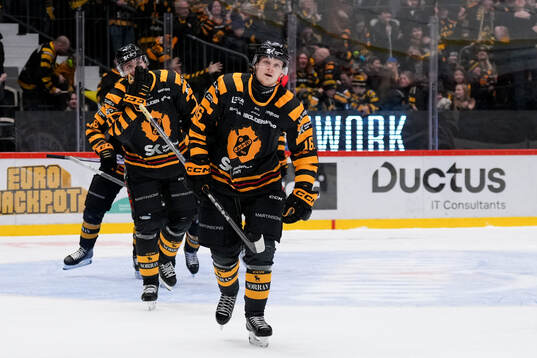 Skellefteås Linus Lindström jublar