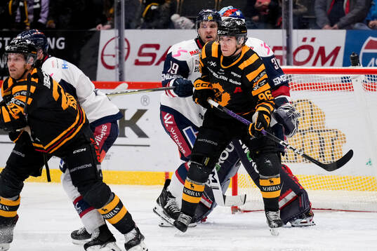 Linköpings Patrick Russell och Skellefteås Rickard Hugg