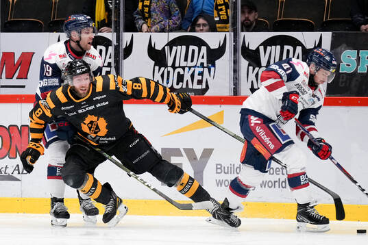 Linköpings Patrick Russell och Skellefteås Petter Granberg