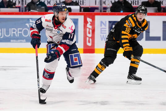 Linköpings Sebastian Strandberg och Skellefteås Linus