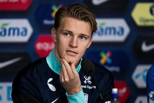 Martin Ødegaard of the Norwegian national football team