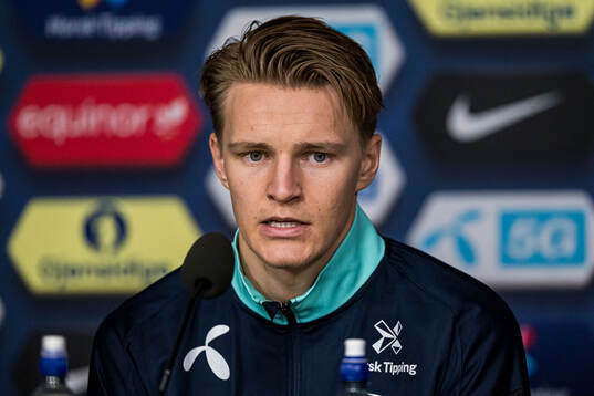 Martin Ødegaard of the Norwegian national football team