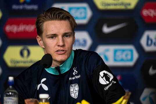 Martin Ødegaard of the Norwegian national football team