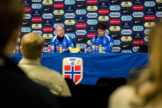 Ståle Solbakken, head coach, and Morten Morisbak