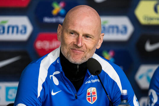 Ståle Solbakken, head coach of the Norwegian national