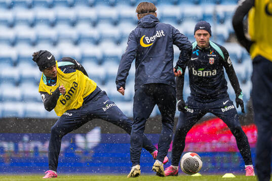 Oscar Bobb of the Norwegian national football team