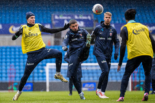 Kristian Thorstvedt and Aron Dønnum of the Norwegian