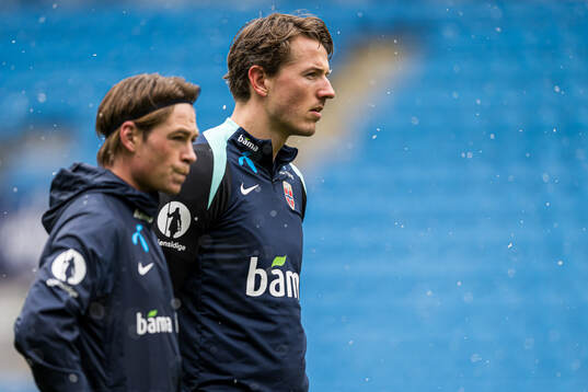 Sander Berge of the Norwegian national football team