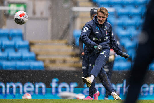 Martin Ødegaard of the Norwegian national football team