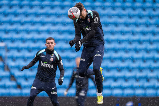 Jørgen Strand Larsen of the Norwegian national football