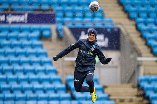Mohamed Elyounoussi of the Norwegian national football team