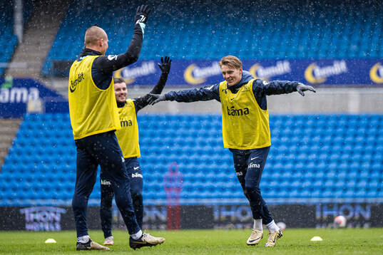 Martin Ødegaard of the Norwegian national football team