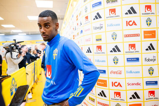 Alexander Isak of Sweden