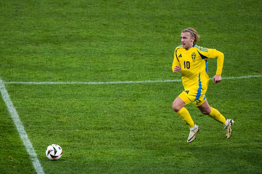 Emil Forsberg of Sweden