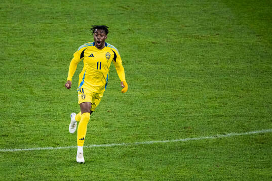 Anthony Elanga of Sweden
