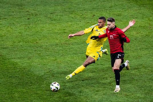 Isak Hien of Sweden and Ernest Muci of Albania