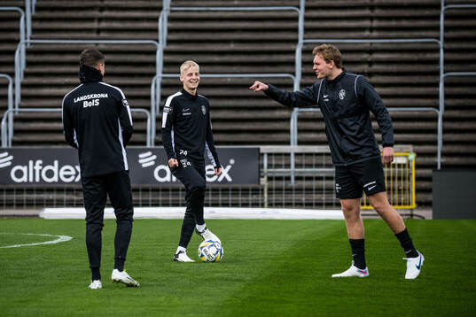 Landskrona BOISs Emil Lindman och Melker Jonsson
