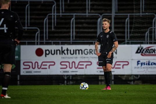 Landskrona BOISs Frederik Ihler deppar