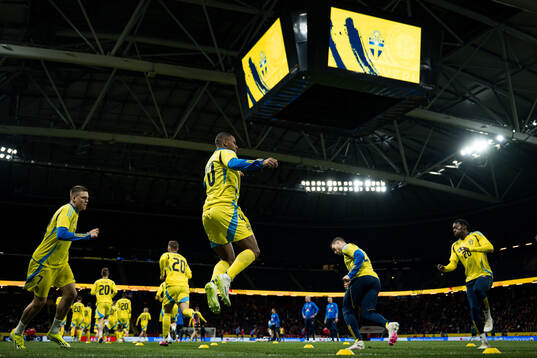 Isak Hien of Sweden wearing jersey number 20, honouring