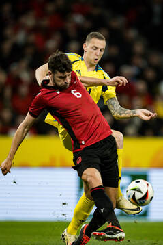 Berat Gjimshiti of Albania and Gustaf Nilsson of Sweden