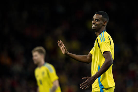 Alexander Isak of Sweden