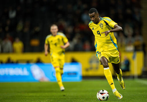 Alexander Isak of Sweden