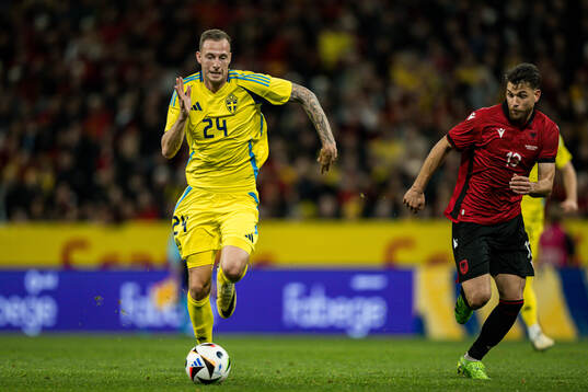 Gustaf Nilsson of Sweden and Enea Mihaj of Albania