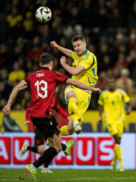 Enea Mihaj of Albania and Mattias Svanberg of Sweden