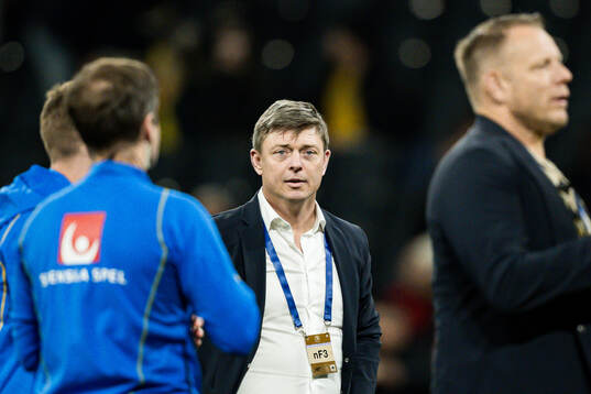 Head coach Jon Dahl Tomasson of Sweden