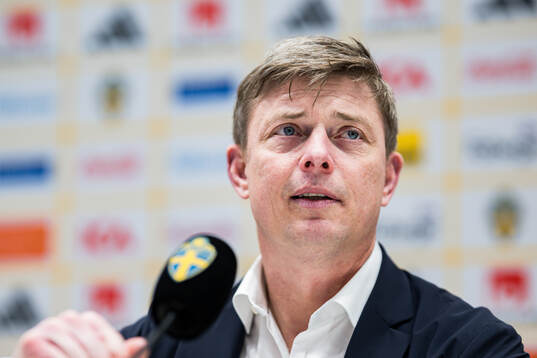 Head coach Jon Dahl Tomasson of Sweden