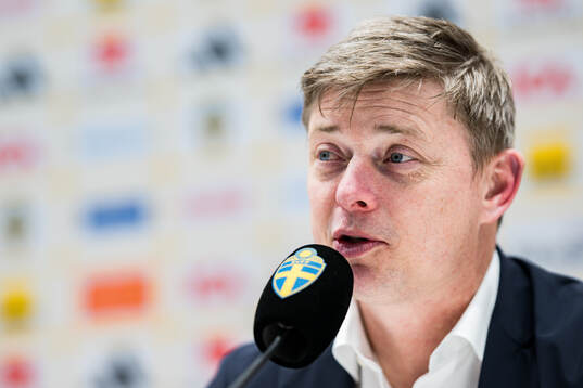 Head coach Jon Dahl Tomasson of Sweden