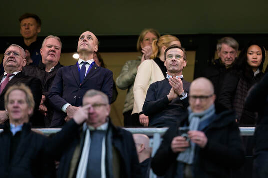 Fredrik Reinfeldt, president of the Swedish Football