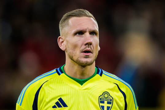 Goalkeeper Robin Olsen of Sweden