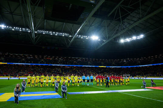 Players of Sweden and of Albania