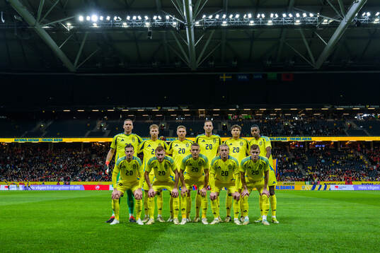 The starting eleven of Sweden