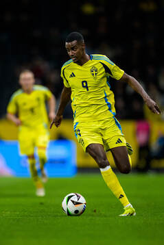 Alexander Isak of Sweden