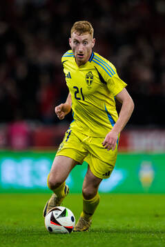 Dejan Kulusevski of Sweden