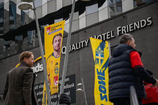 Emil Forsberg of Sweden is shown