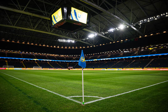 Interior view over Friends Arena