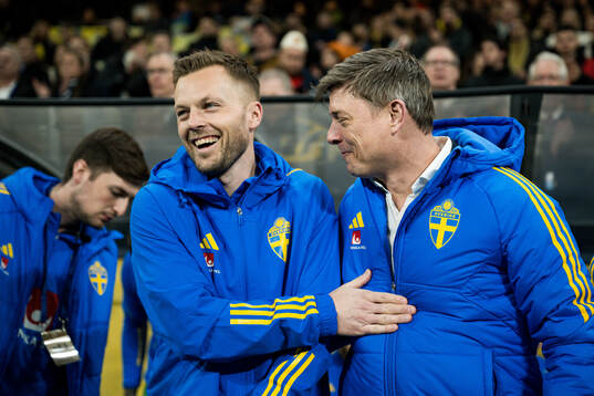 Assistant coach Sebastian Larsson and Head coach Jon Dahl
