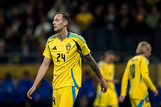 Gustaf Nilsson of Sweden looks dejected