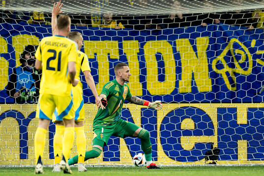 Robin Olsen of Sweden