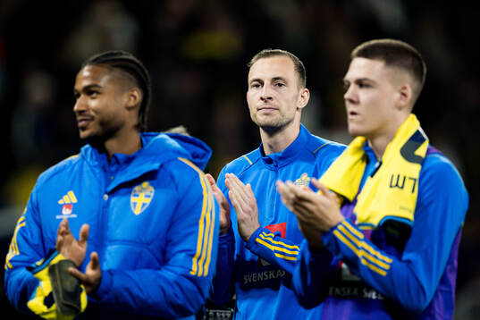 Gustaf Nilsson of Sweden celebrates