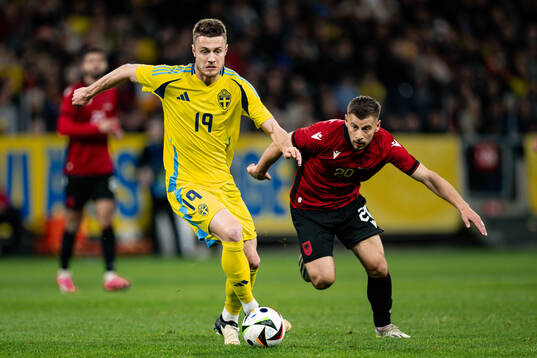 Mattias Svanberg of Sweden and Ylber Ramadani of Albania