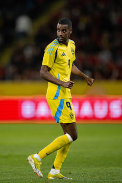 Alexander Isak of Sweden