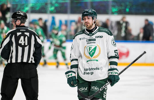 Färjestads August Tornberg deppar