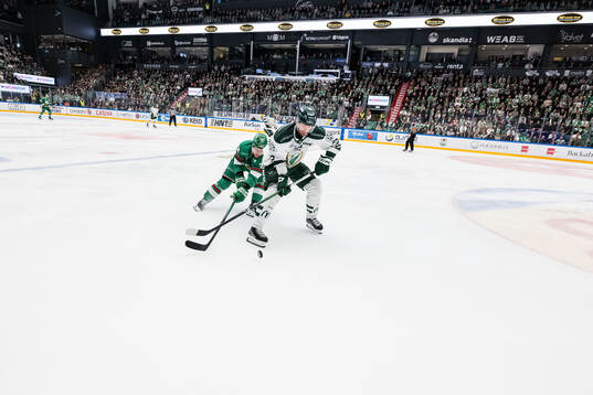 Rögles Anton Bengtsson och Färjestads Magnus Nygren