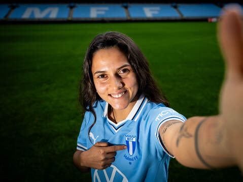 Malmö FF presenterar Mafalda Barboz som ny spelare